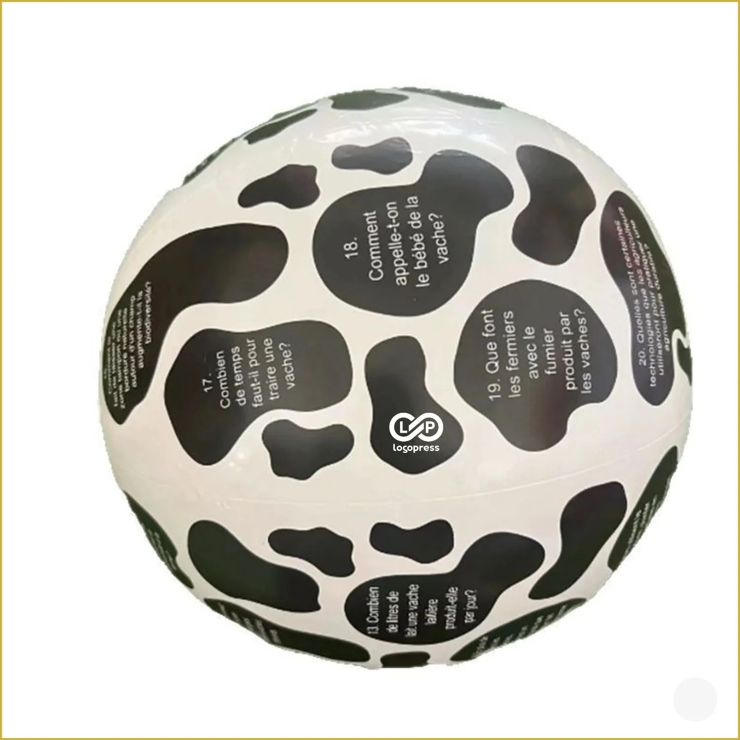 Durable Flag PVC Inflatable Beach Ball with Patriotic Confetti