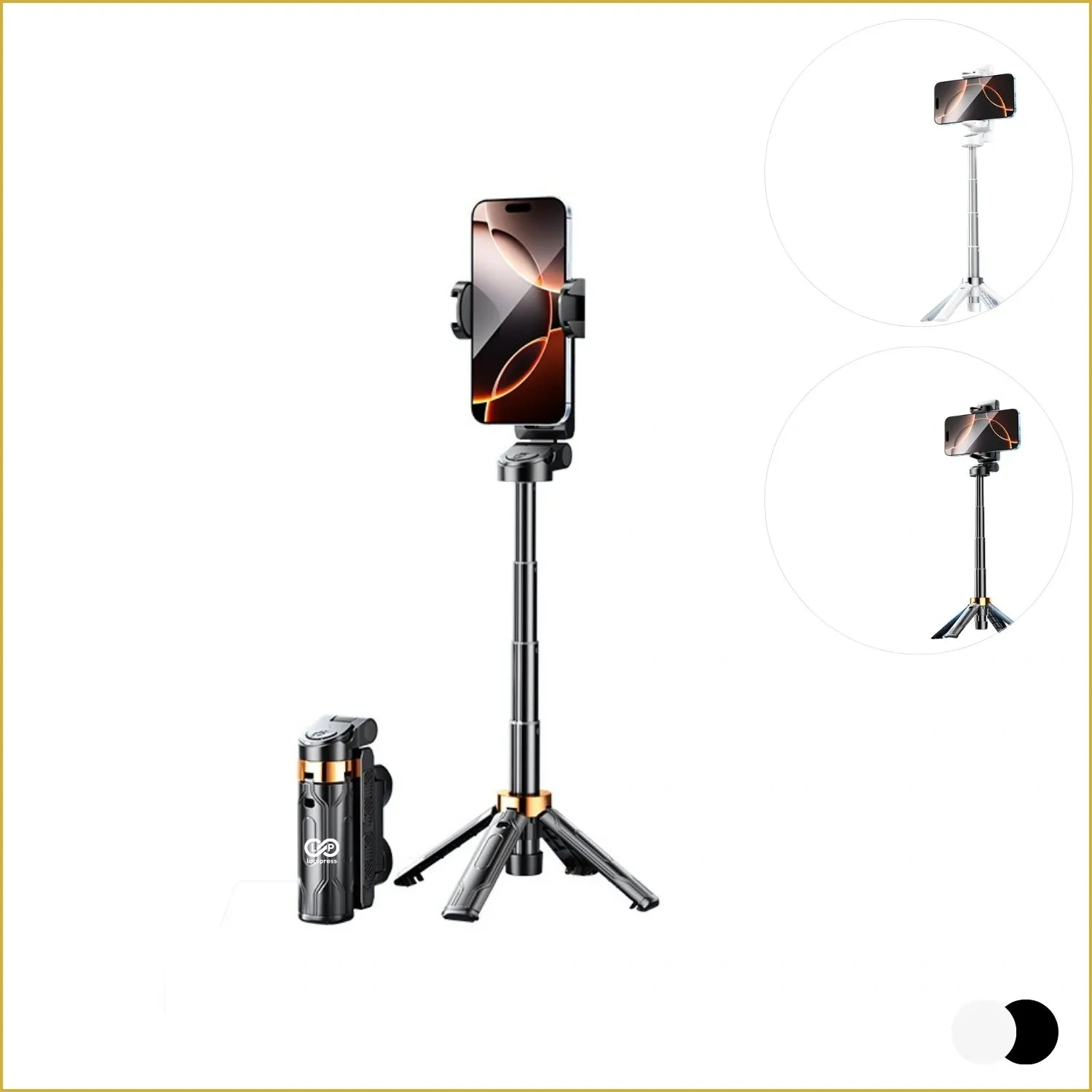 Portable Extendable Selfie Stick Phone Tripod