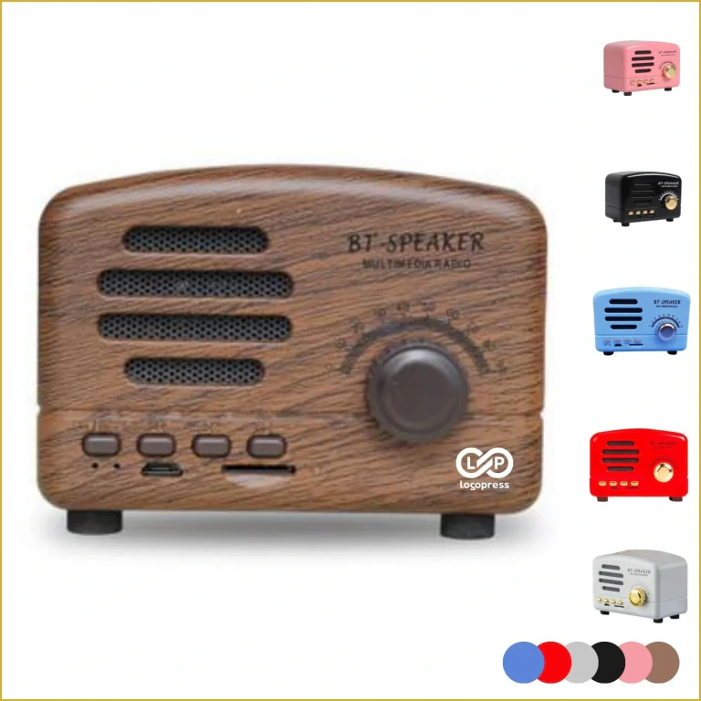 Portable Powerful Bass Wireless Mini Retro Bluetooth Speaker