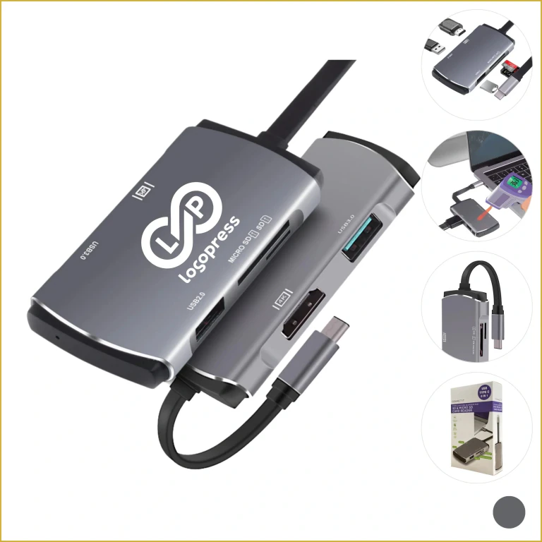 Multi-function USB C Hub Multiple Adapter Docking Station