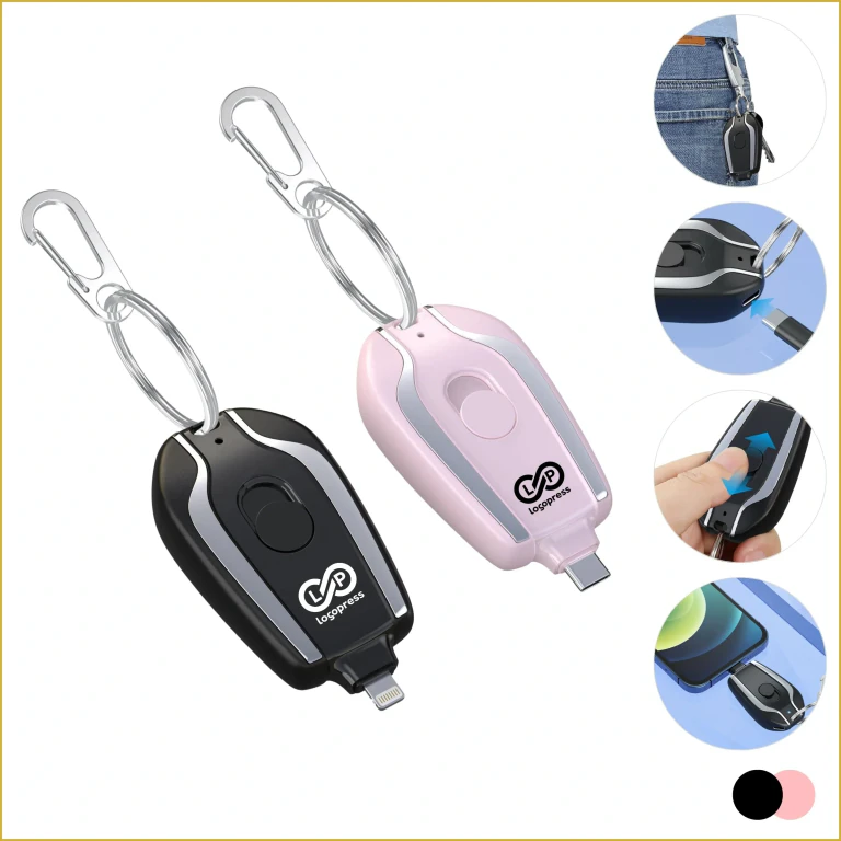 Mini Emergency Portable Mobile Phone Keychain Power Bank