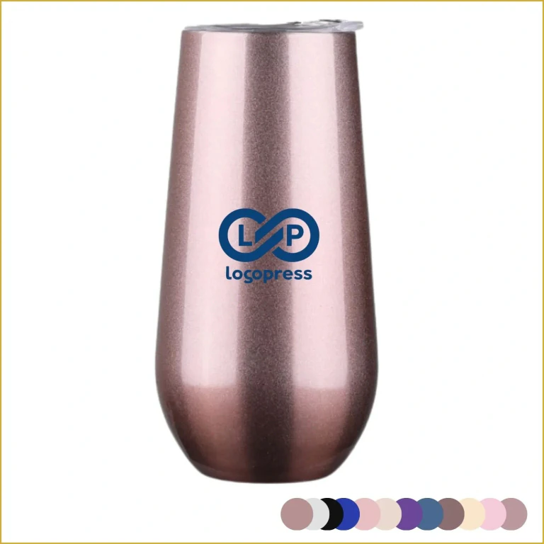 Summer 6oz Insulated Champagne Flute, Keeps Drinks Temp