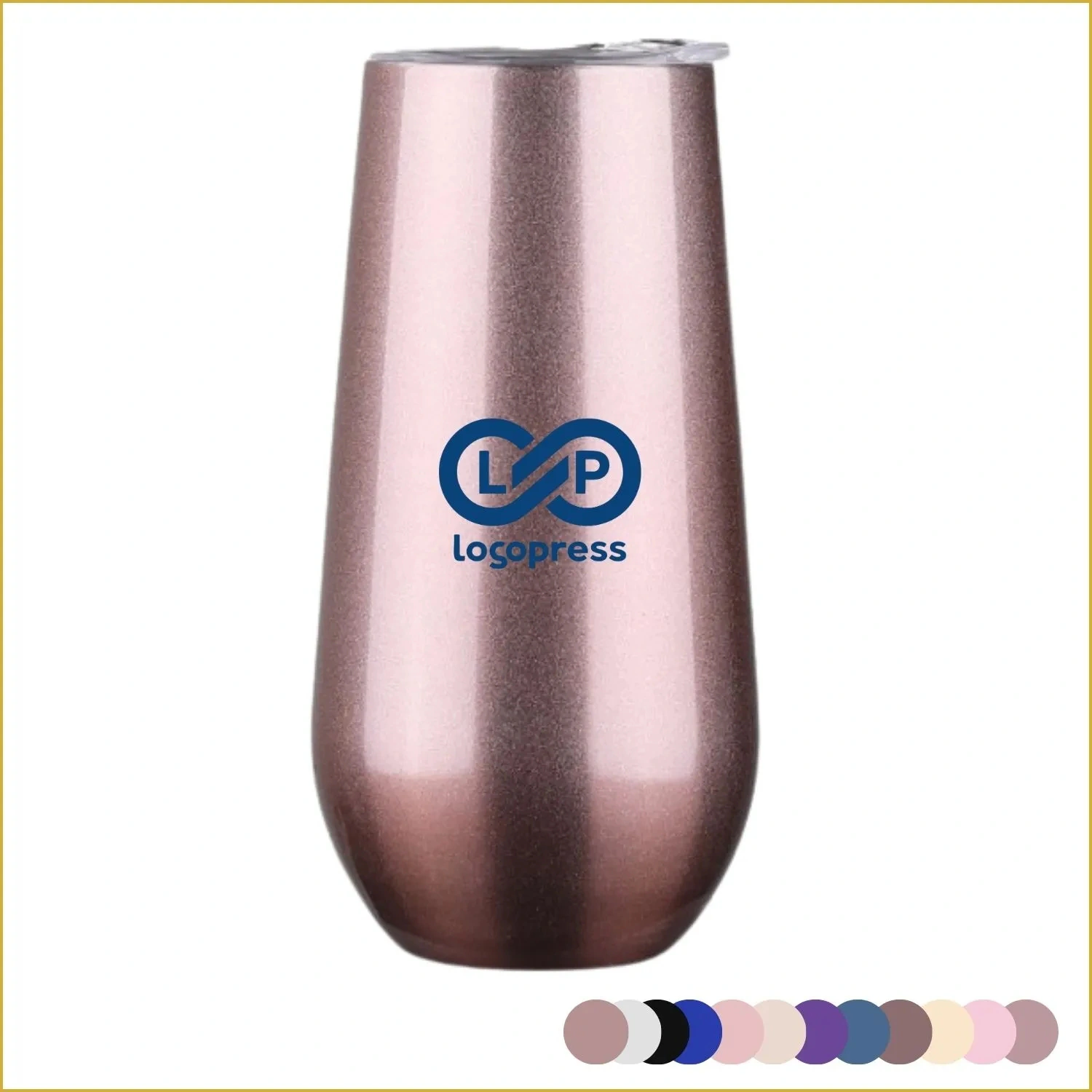 Summer 6oz Insulated Champagne Flute, Keeps Drinks Temp