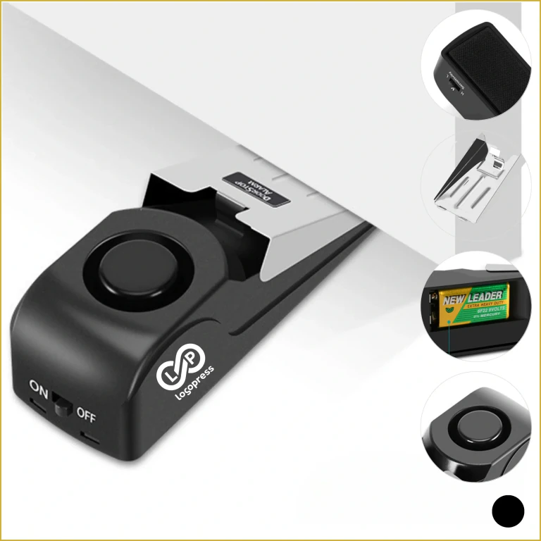 120dB Plastic Door Stop Alarm - Anti - theft