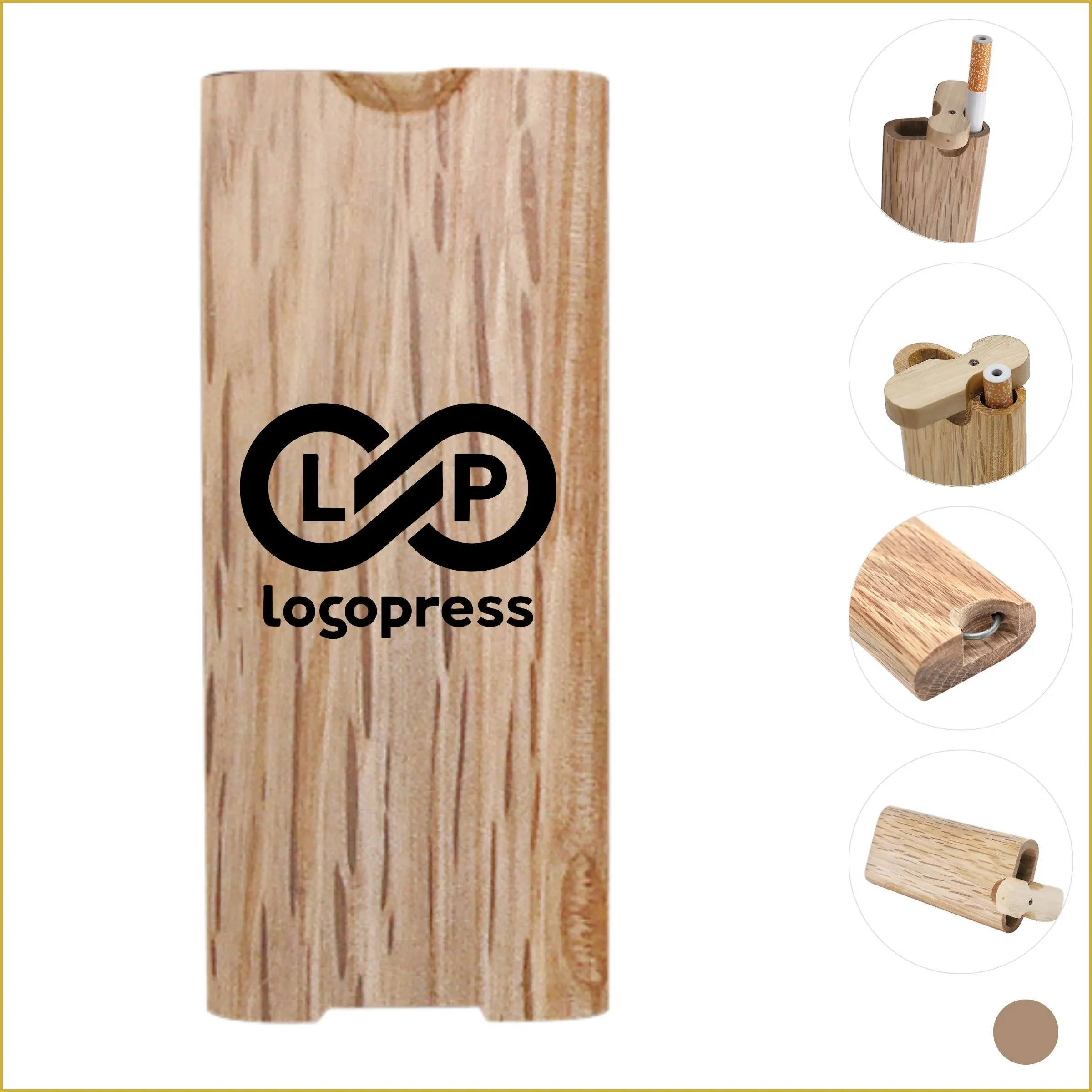 Premium Wooden Smoking Set with Cleaning Hook