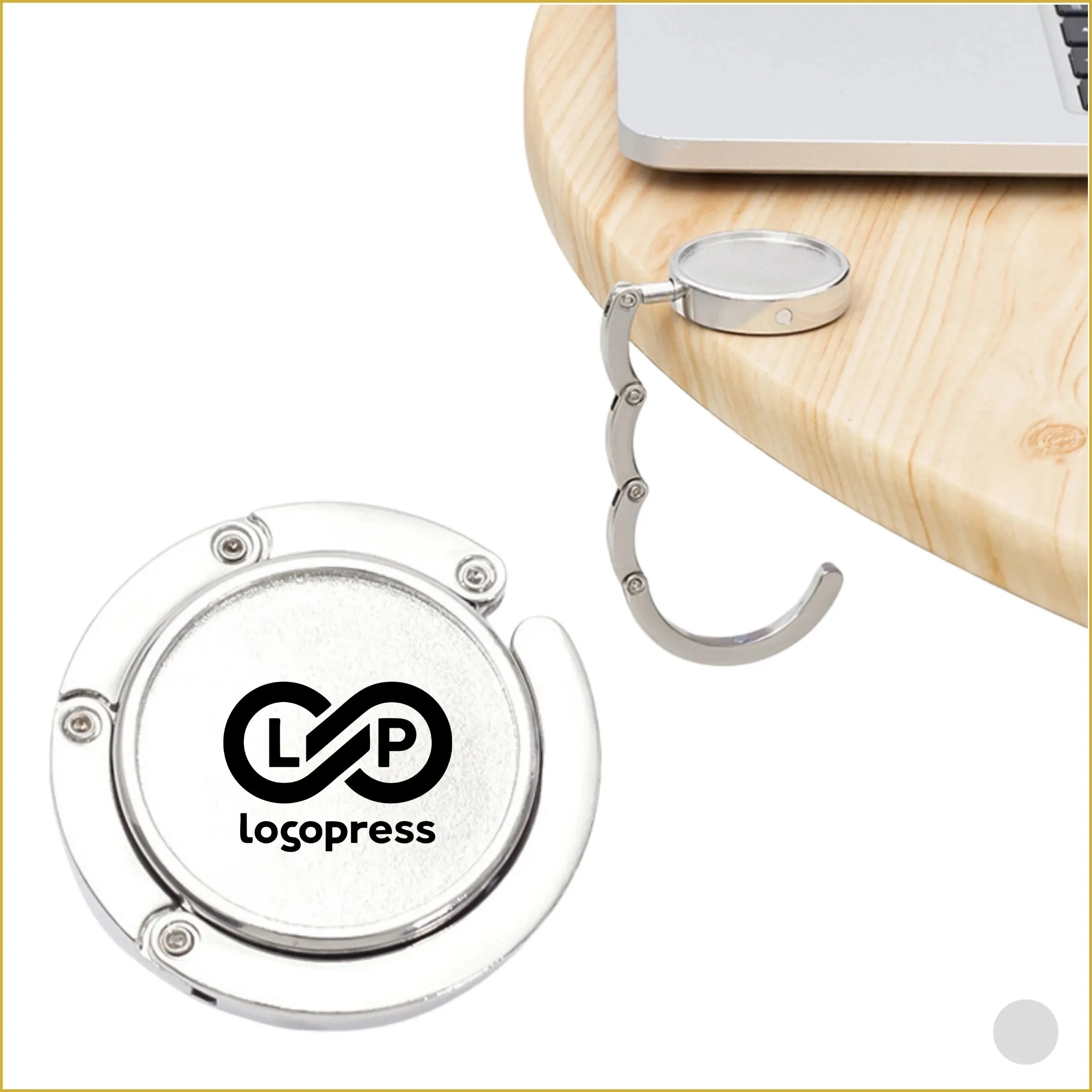 Foldable Portable Exquisite Custom Handbag Table Hook