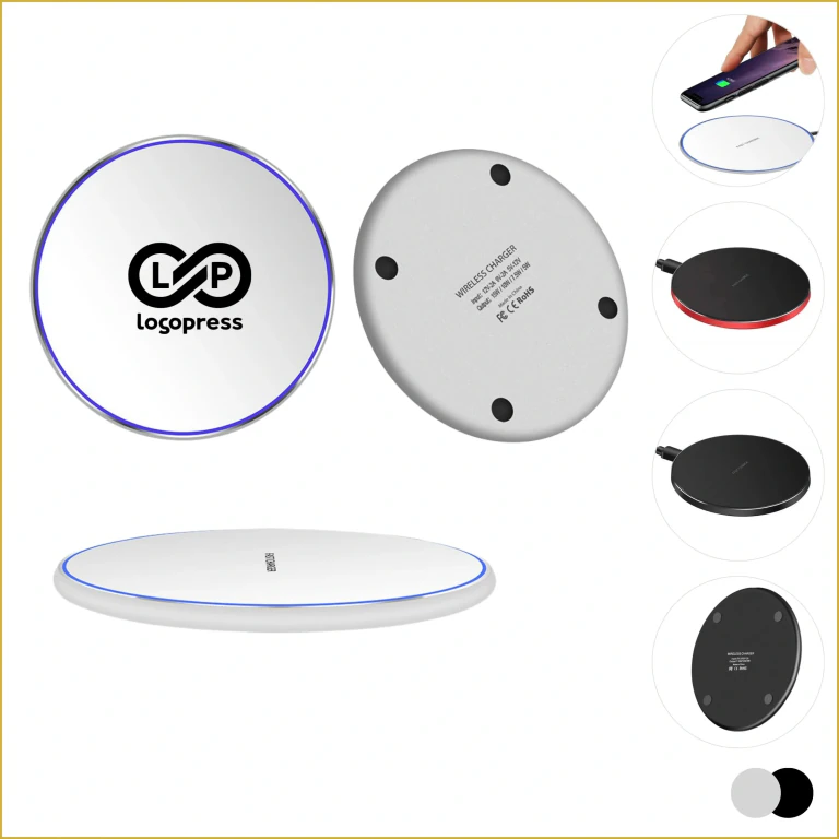 Portable Metal Round Thin Fast Charging Wireless Charger