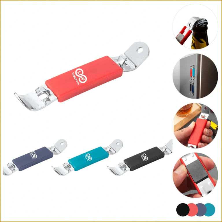Portable Stainless Steel Magnetic Dual Use Bottle Can Opener
