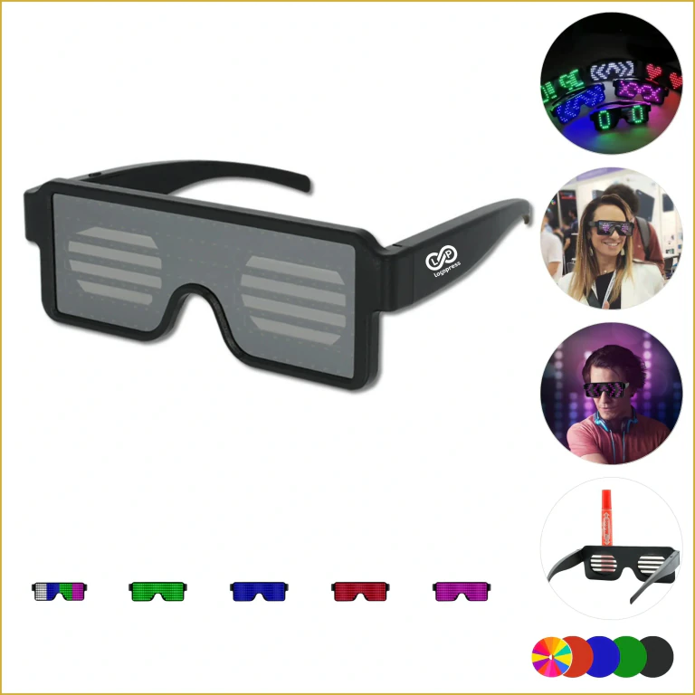 Smart Glow Christmas Party Eyewear LED Flashing Glasses