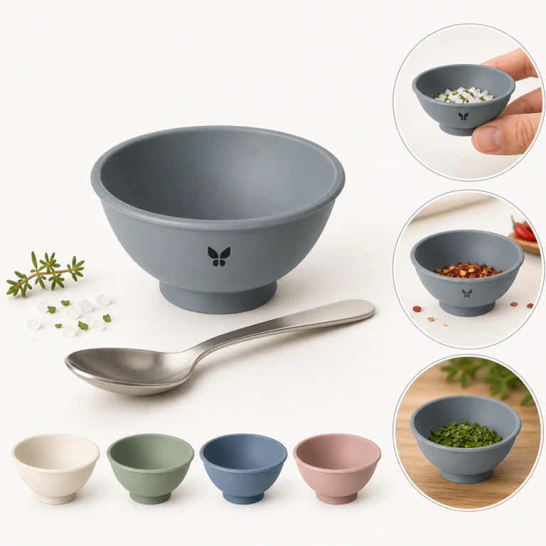 Reusable Safe Mini Silicone Pinch Bowl, Non-Stick