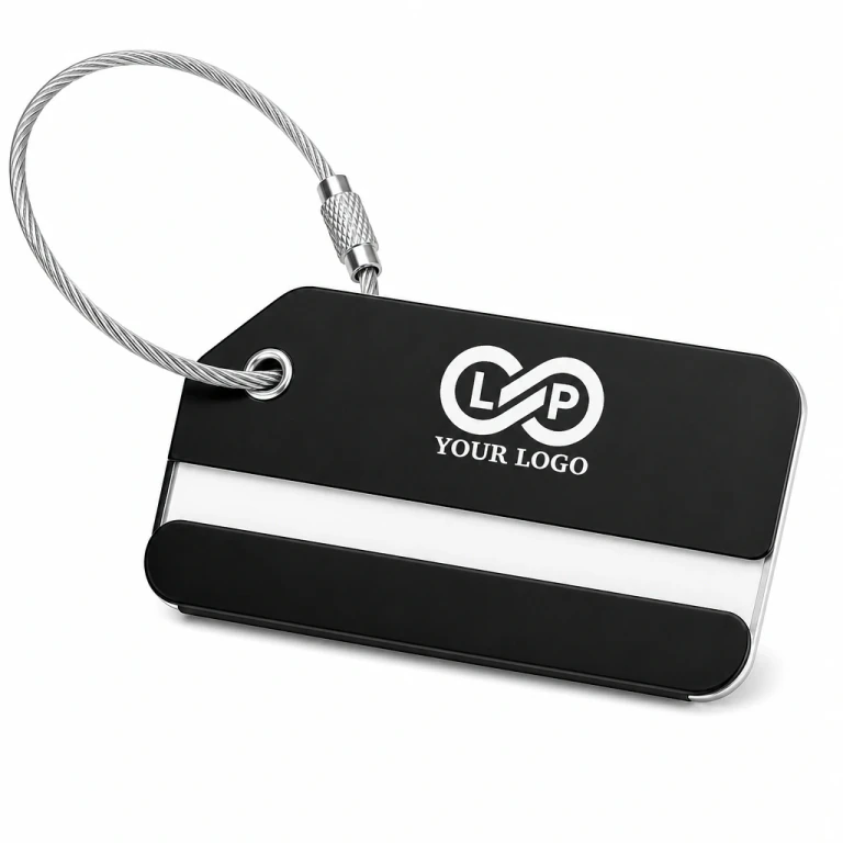 Sturdy Durable Aluminum Alloy Travel Luggage Tag - 4 Pack