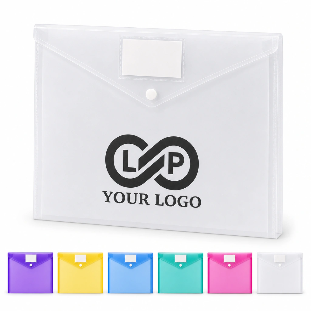 A4 Reusable Plastic File Folders, Premium PP, Waterproof