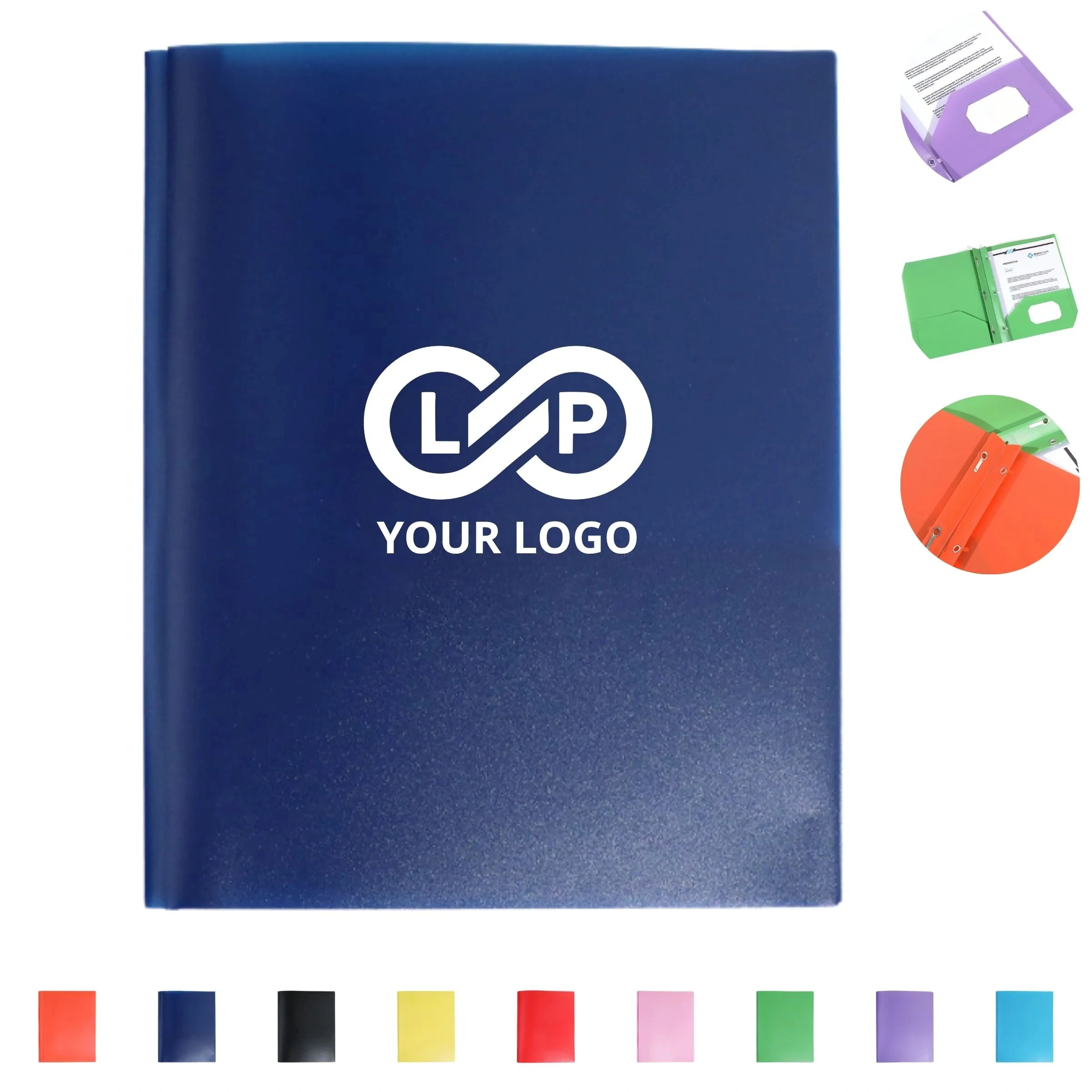 Double Pocket Plastic Folder