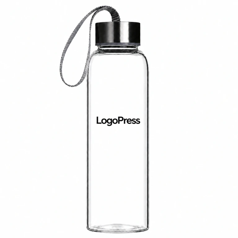 Clear Reusable Plastic Sports Water Bottle
