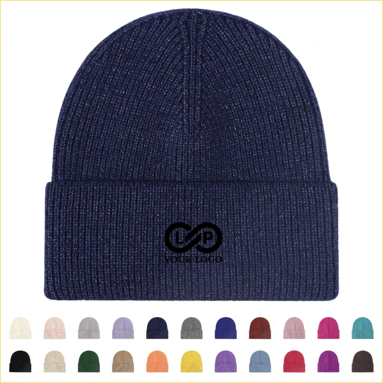 Unisex Cashmere Blend Winter Warm Beanie for Outdoor