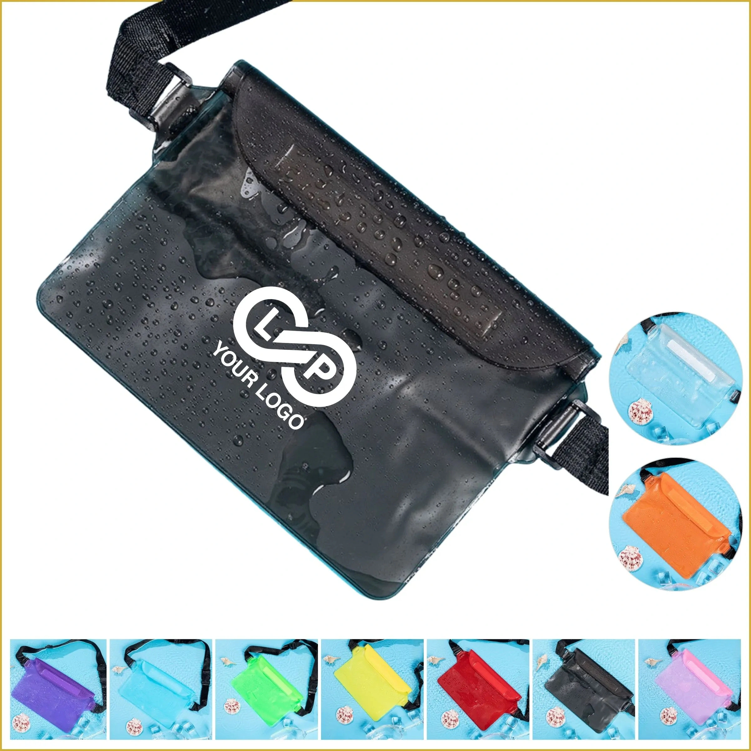 Large Universal Waterproof Phone Pouch Dry Bag for Beach
