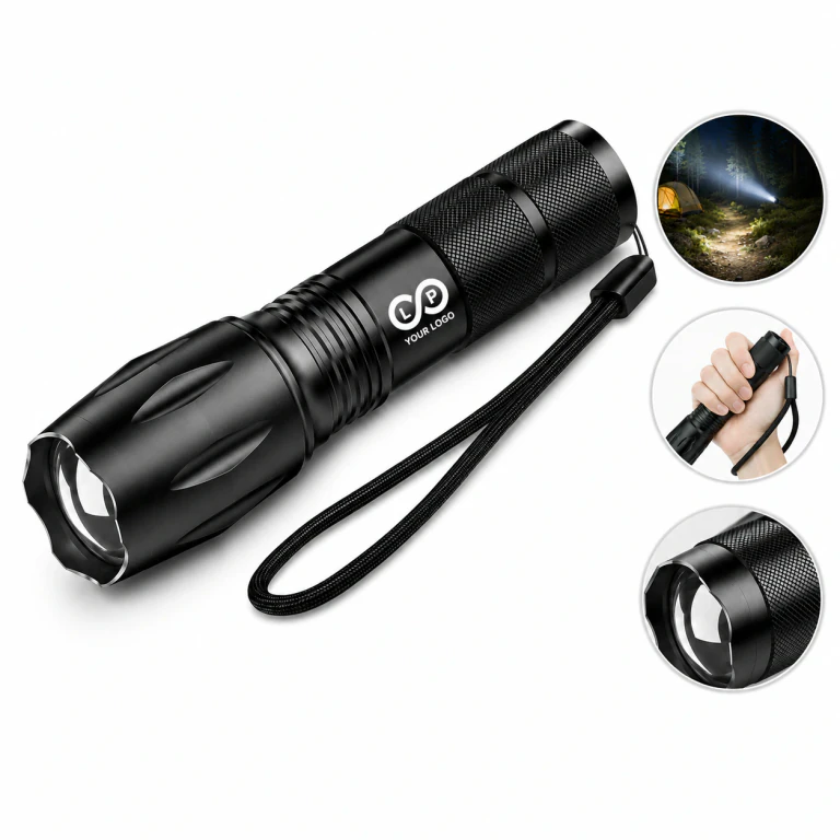 Aluminum Rechargeable Outdoor LED Flashlight