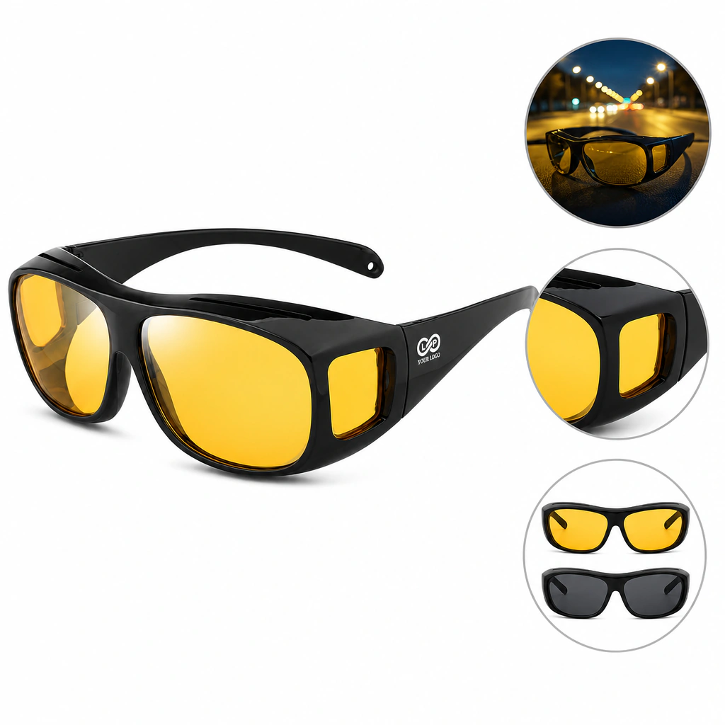 High Definition Night Driving Sunglasses, Anti-Reflective