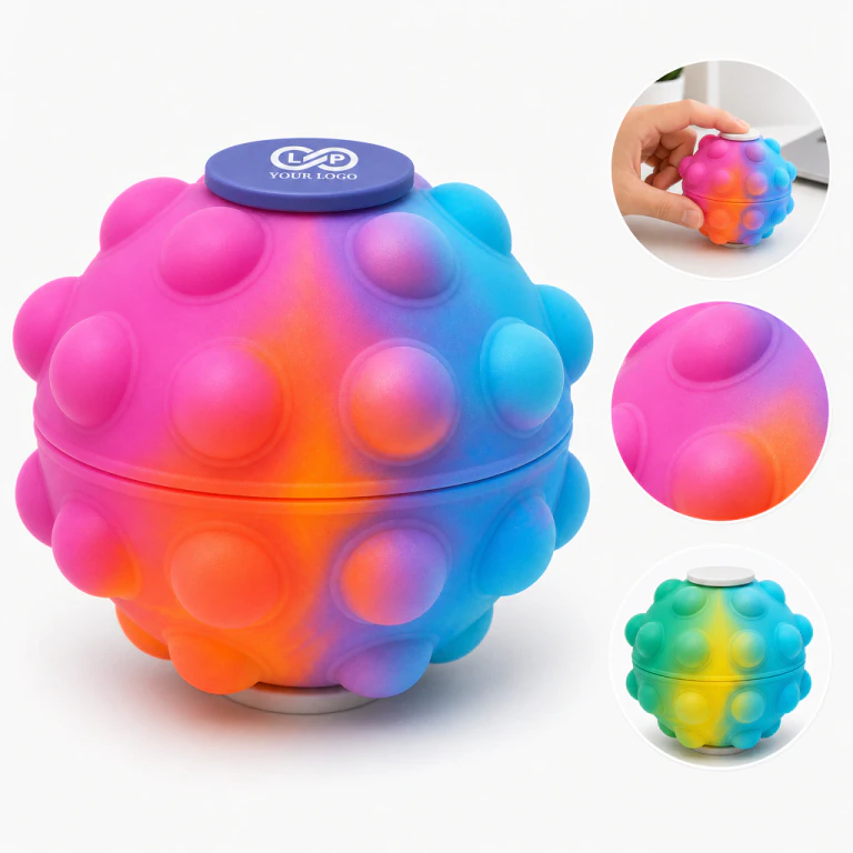 Multi Color Silicone Pop It Fidget Toy for Stress Relief