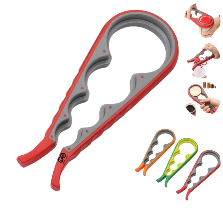 4 in 1 Multi Function Can Opener with Non - slip handle