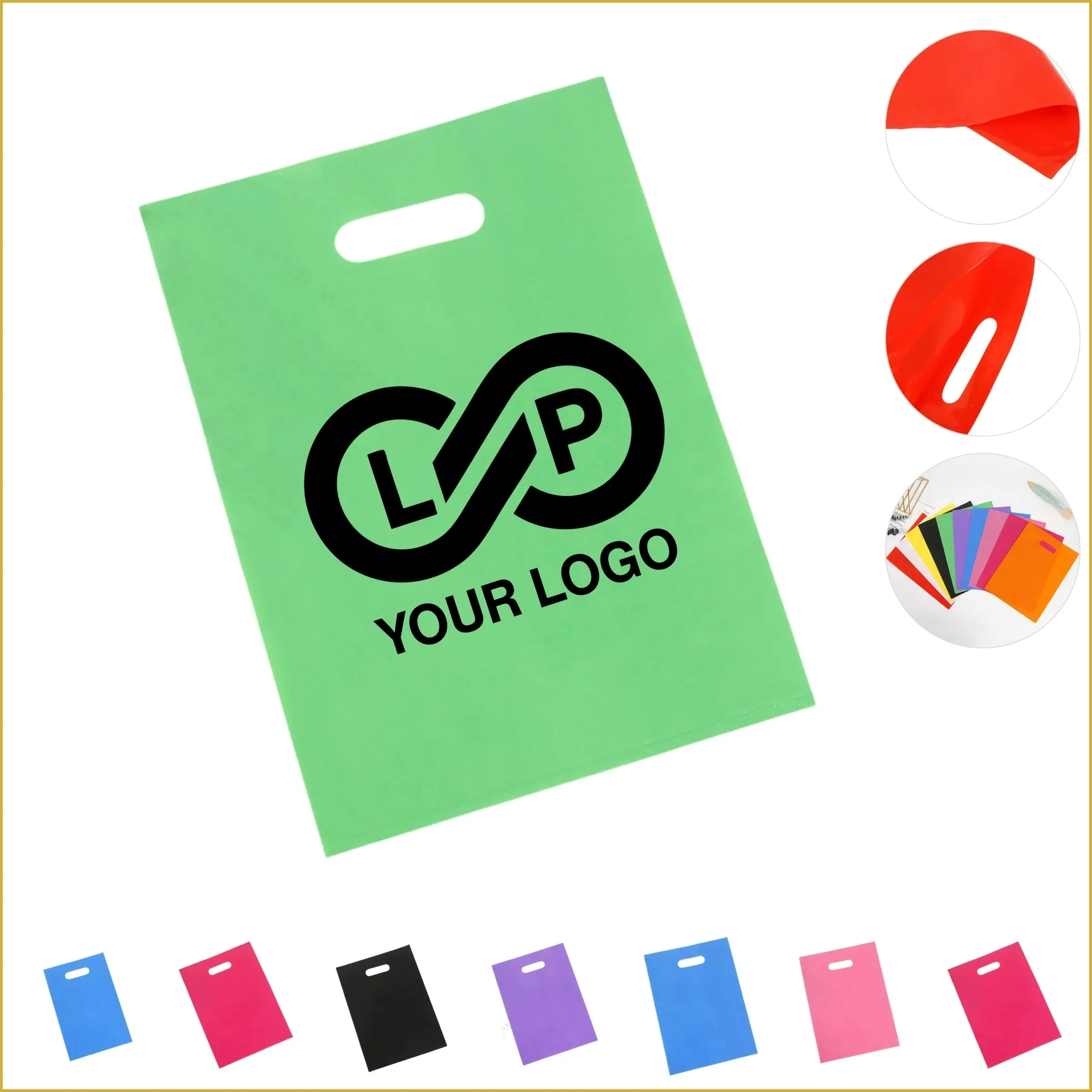 Premium Extra Thick Glossy Shopping Bags for Retail