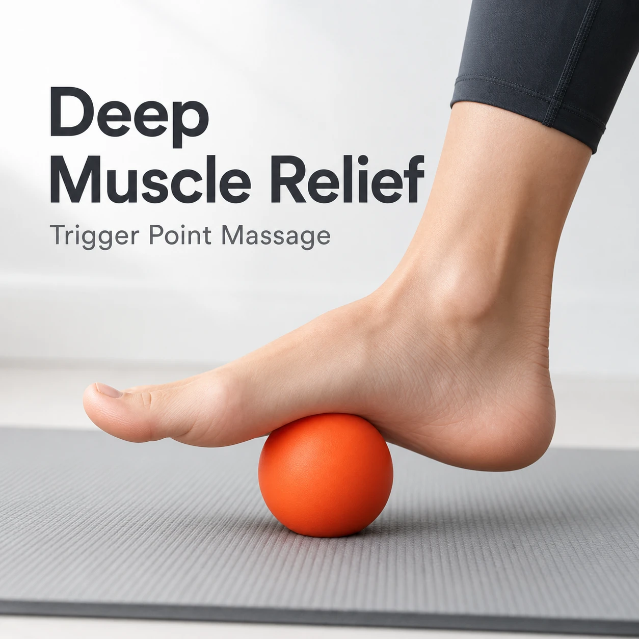 Premium Silicone Yoga Massage Ball for Muscle Relief