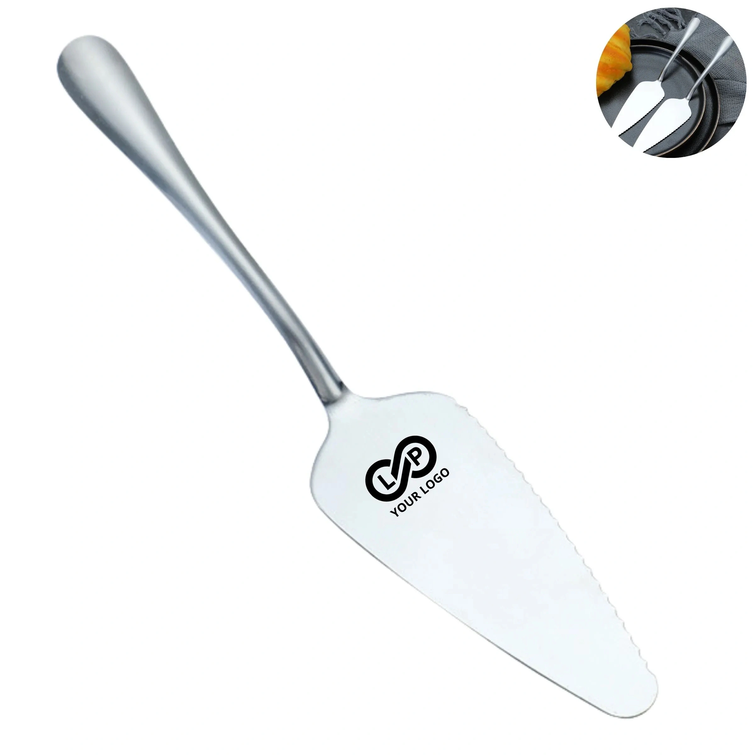 Stainless Steel Pizza Pie Spatula Cake Server with Personalized Logo