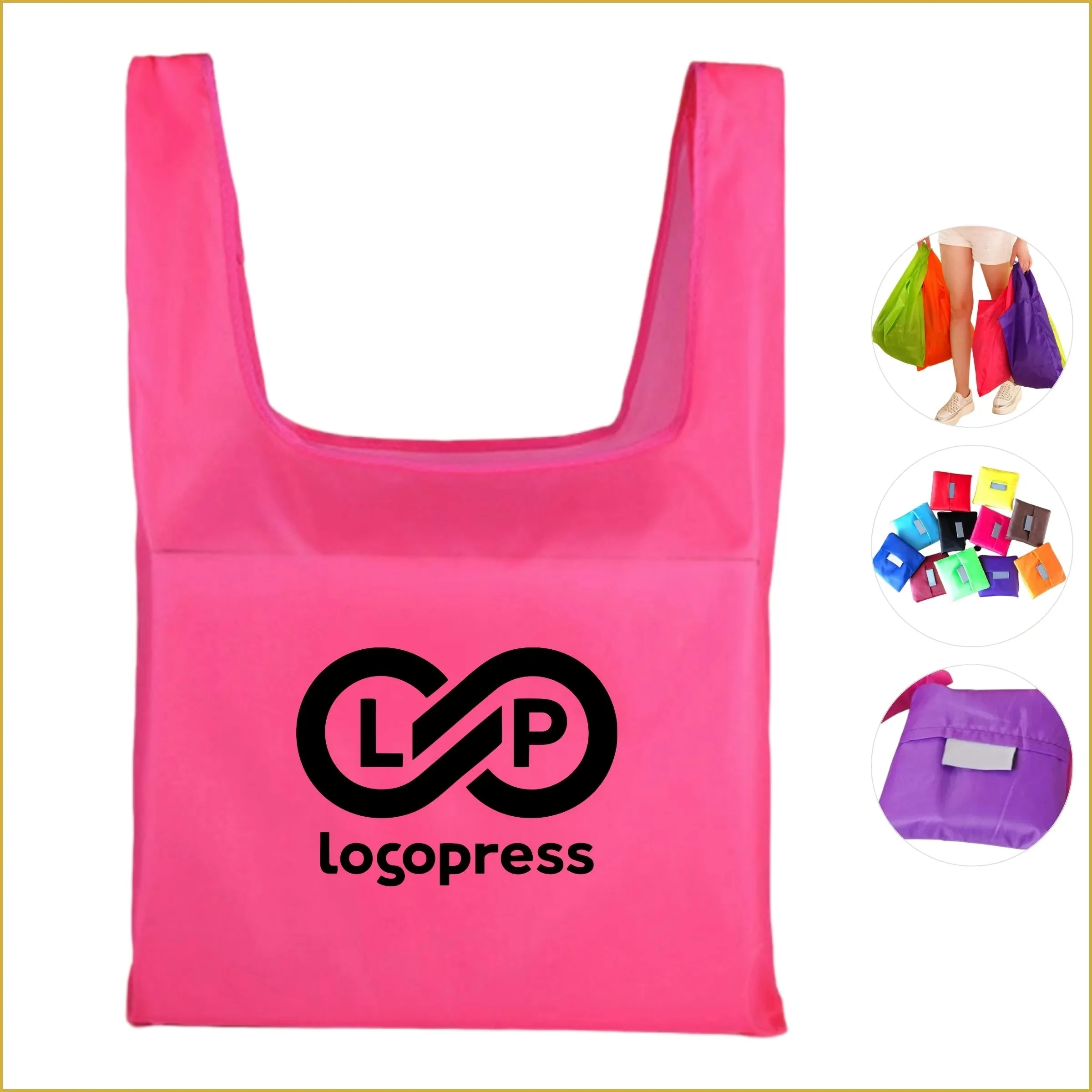 Extra Large Reusable Foldable Polyester Shopping Bags