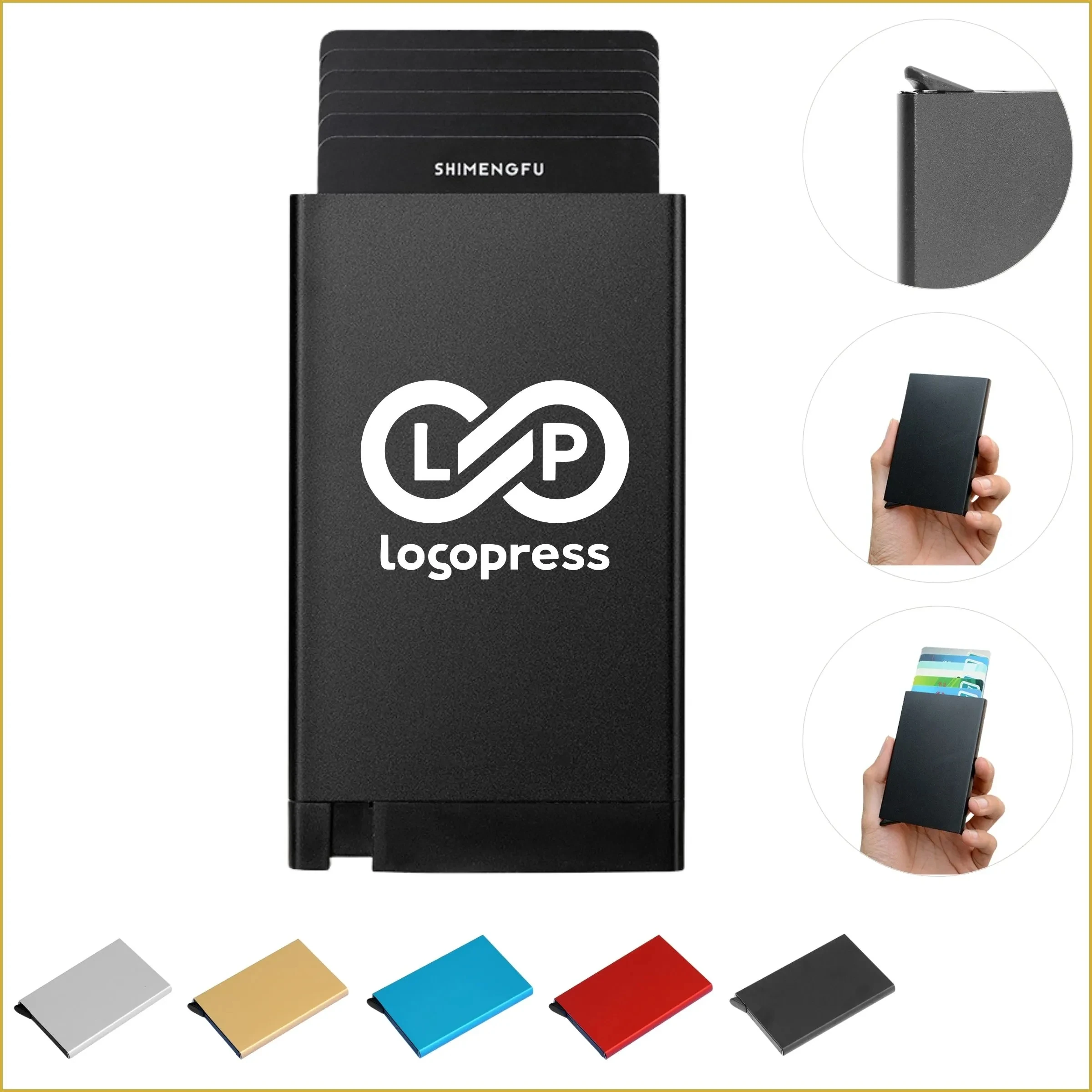 RFID Blocking Slim Metal Wallet