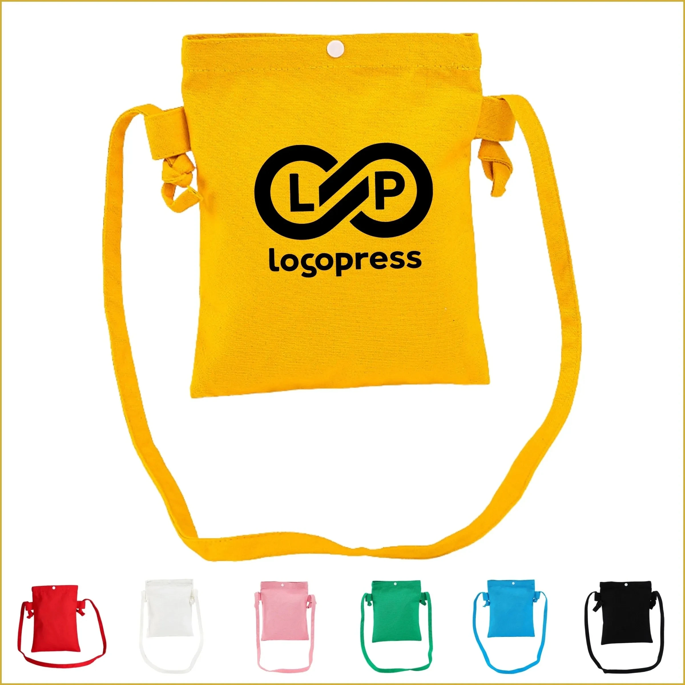 Customizable Canvas Messenger Bag for Professionals