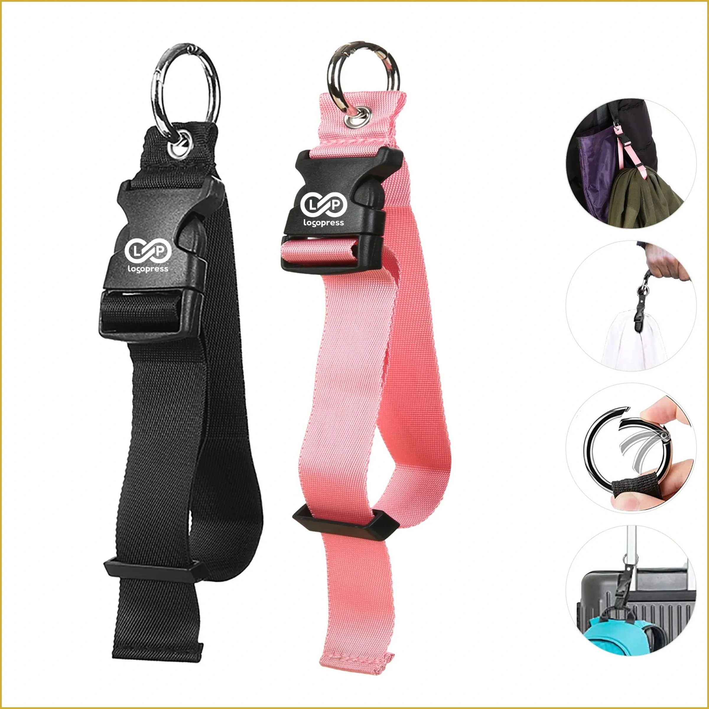 Adjustable Nylon Anti-theft Luggage Strap with Rush Service
