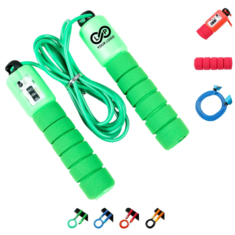 Automatic Counter Adjustable Skipping Rope for Fitness