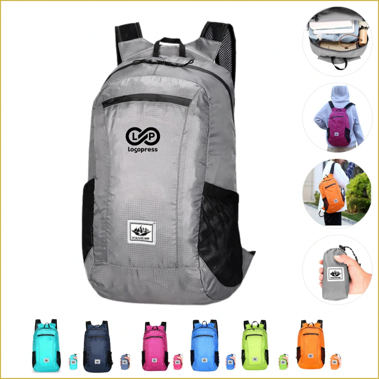 Small Lightweight Leisure Sports Folding Waterproof Backpack