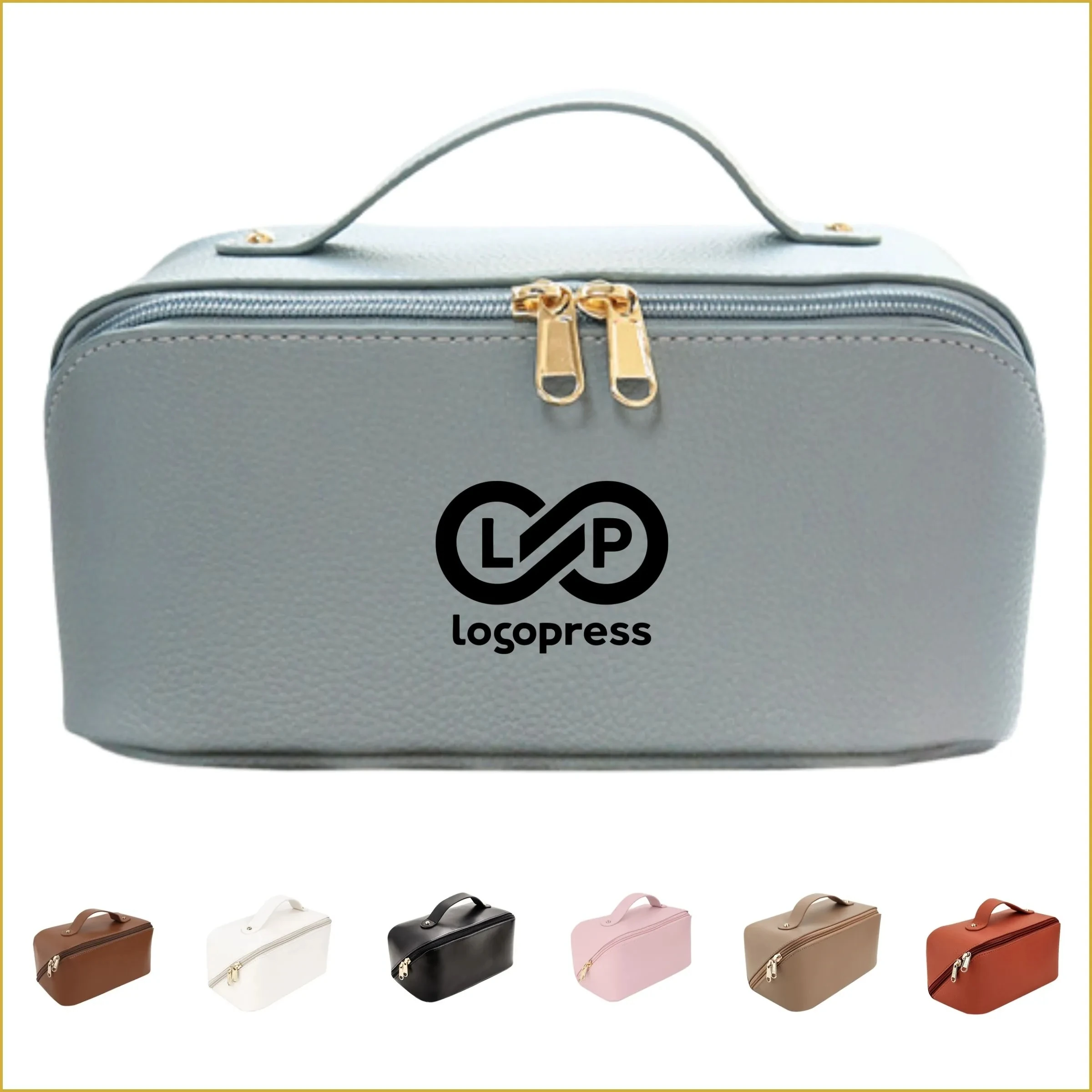 Large Capacity Waterproof PU Cosmetic Bag