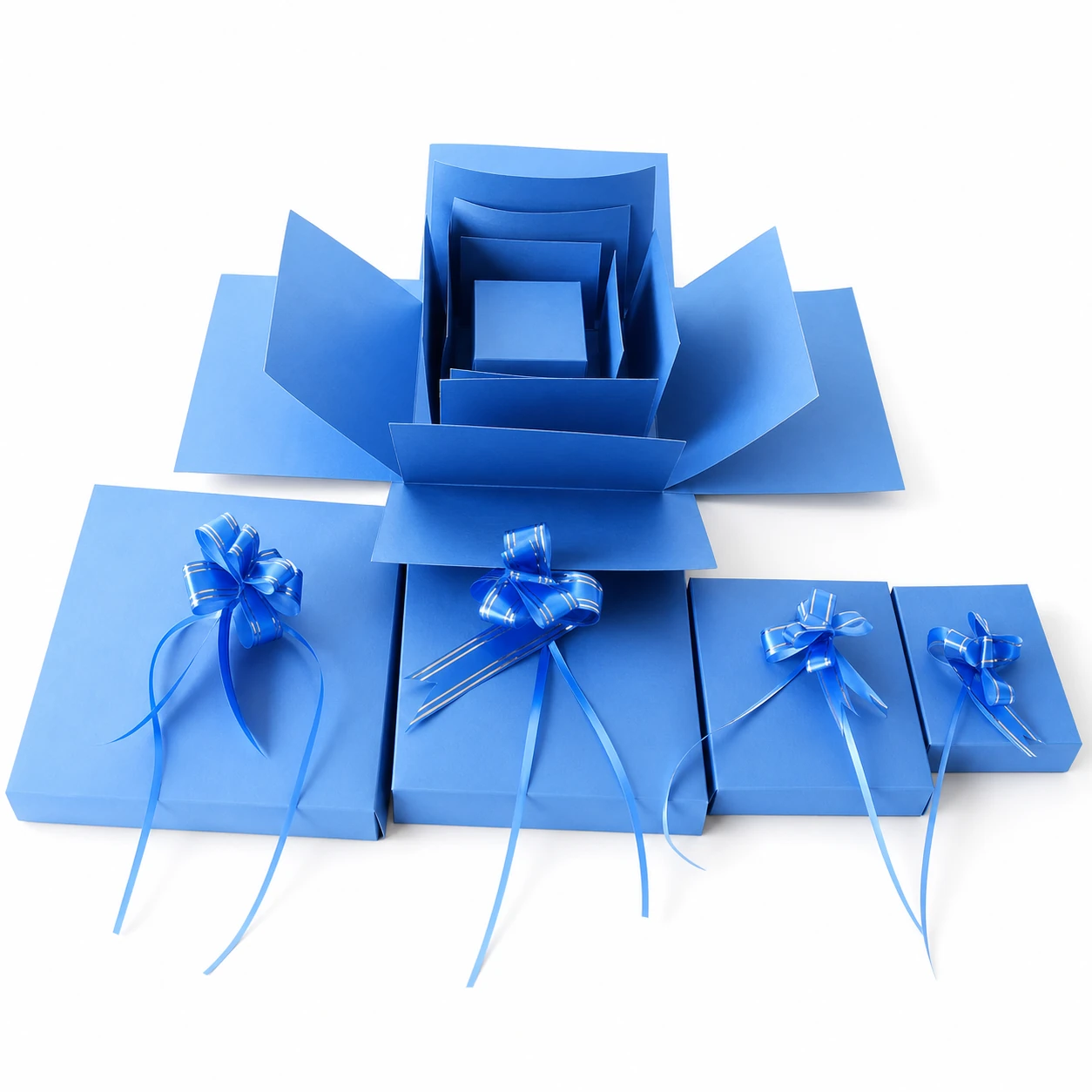 Anniversary Wedding DIY Explosion Snack Gift Box with 5-Layer Design