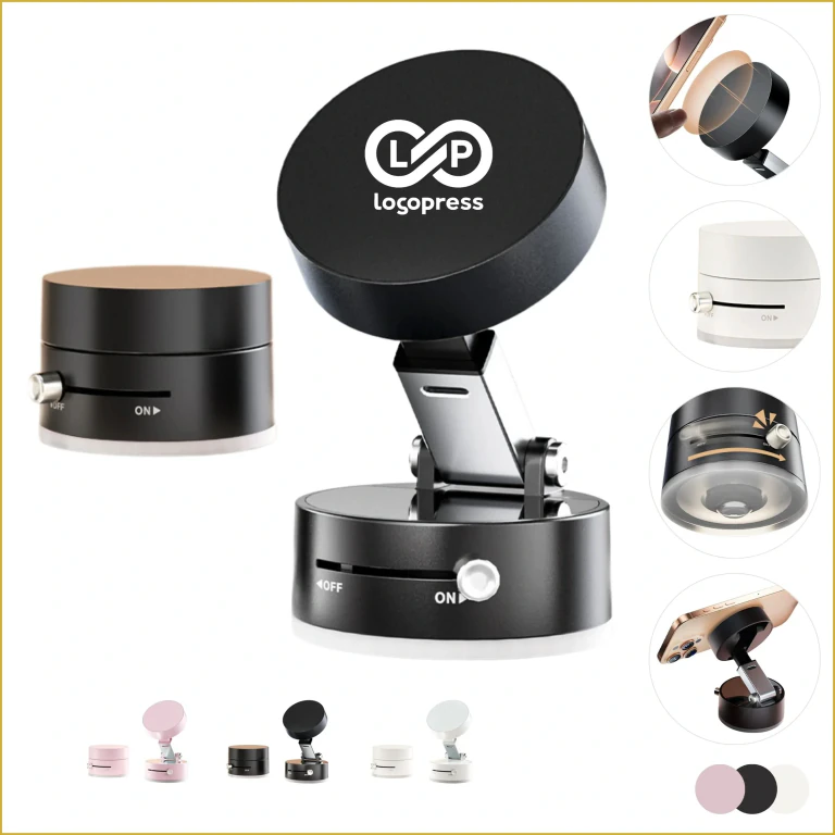 Adjustable Foldable Magnetic Vacuum Suction Phone Holder