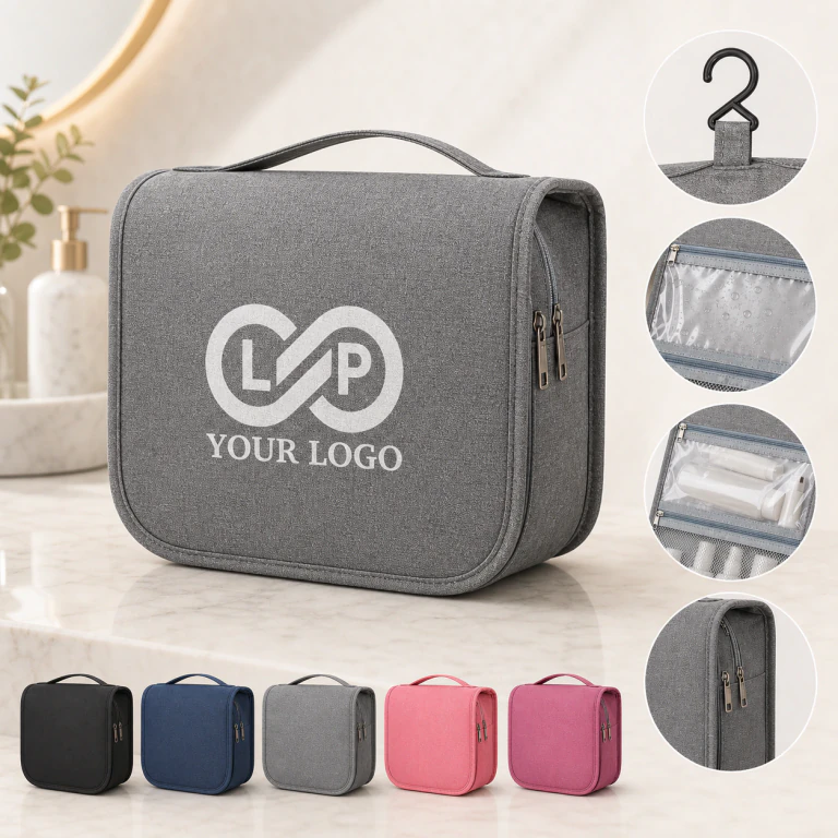 Large Folding Dry Wet Separation Toiletry Bag