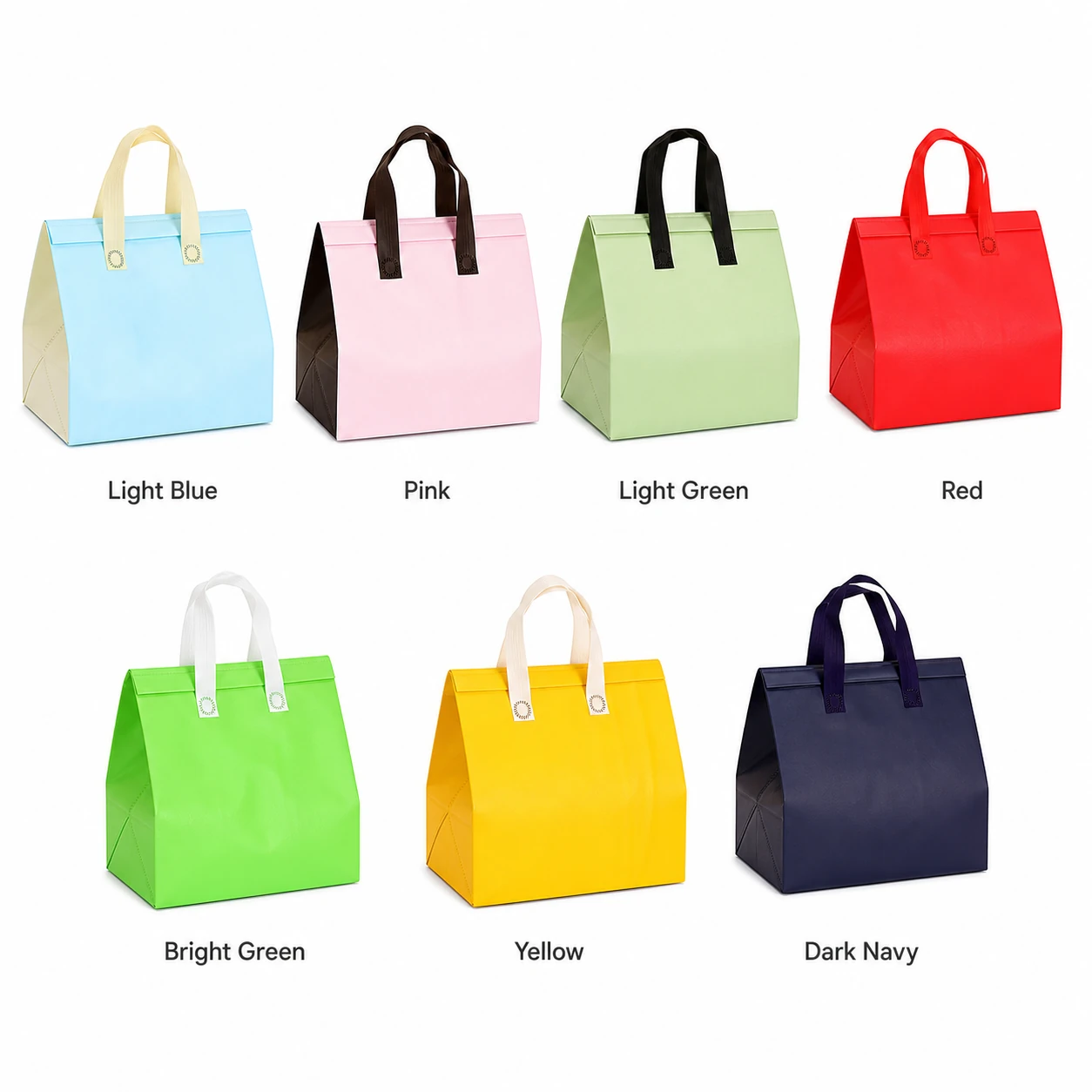 Portable Large Waterproof Non-Woven Insulated Tote Bag
