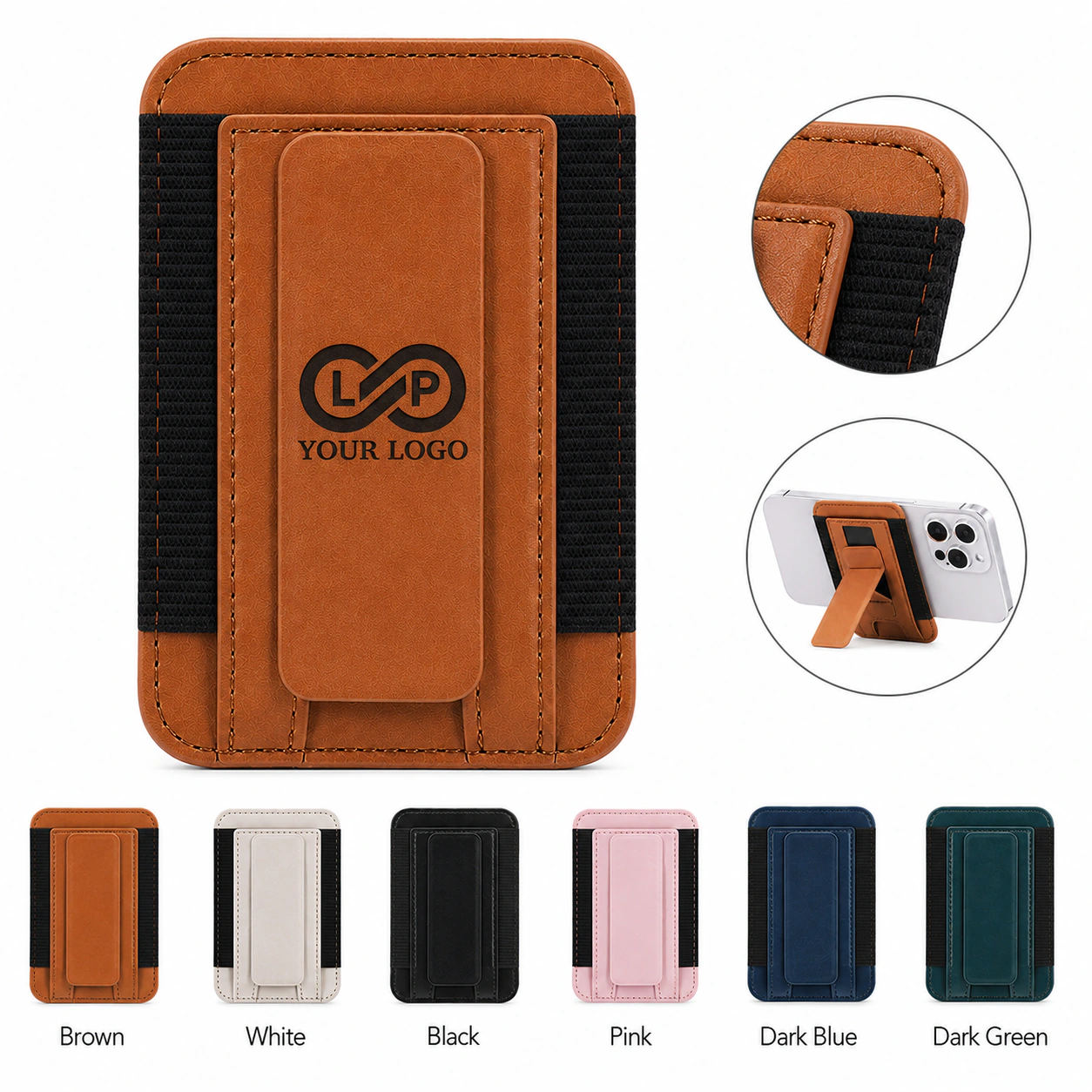 Multifunctional Ultra-slim Magnetic Phone Wallet Stand