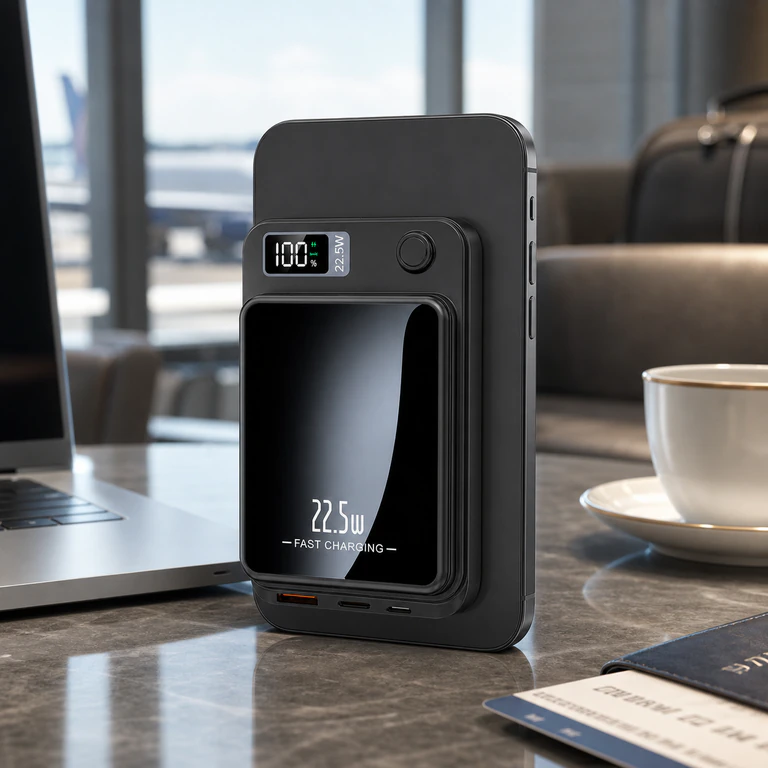 10000mAh Magnetic Wireless Power Bank with Fast Charging
