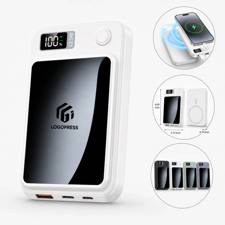 10000mAh Magnetic Wireless Power Bank with Fast Charging
