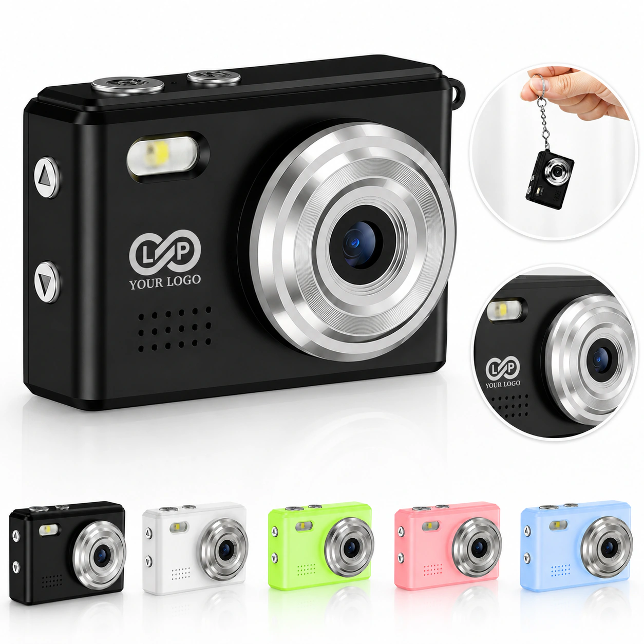 Portable 1080P HD Mini Keychain Camera for Recording