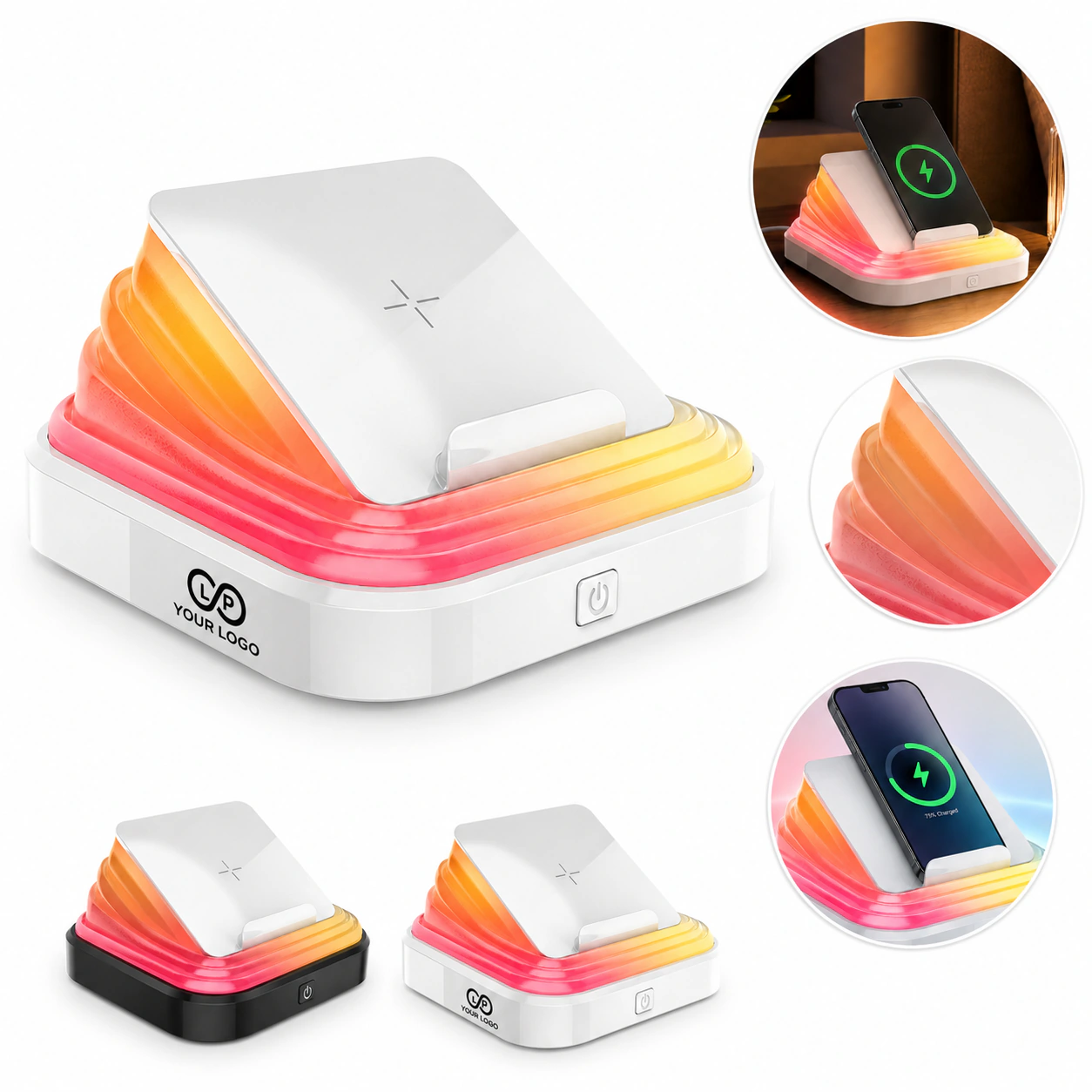 15W Color Changing Night Light with 4 Colors Gradient