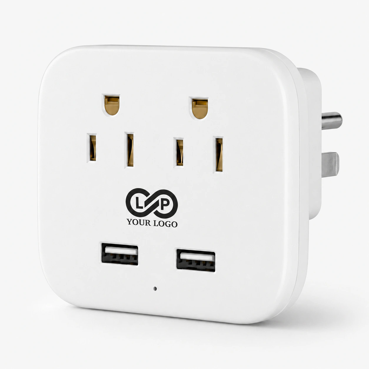 Travel Essentials US Plug Adapter with USB C