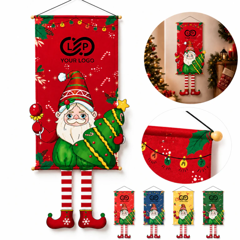 Vintage Christmas Hanging Banners - Durable & Customizable