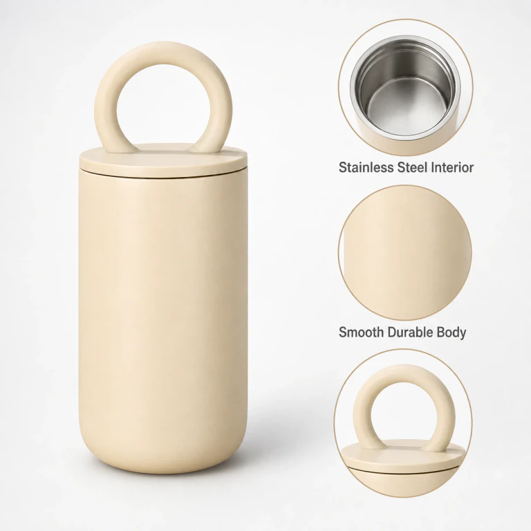 12 Oz Stainless Steel Insulated Travel Coffee Cup, Durable