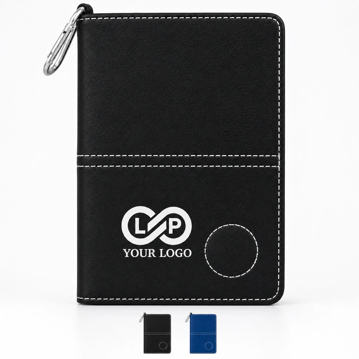 Portable PU Golf Scorecard Holder, Gift for Golfers