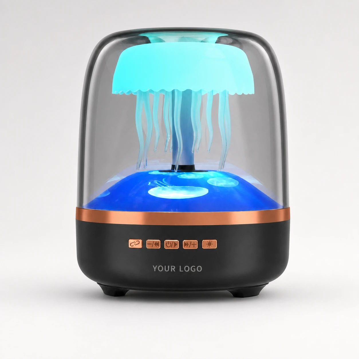 7 Color Jellyfish Speaker Night Light for Relaxation