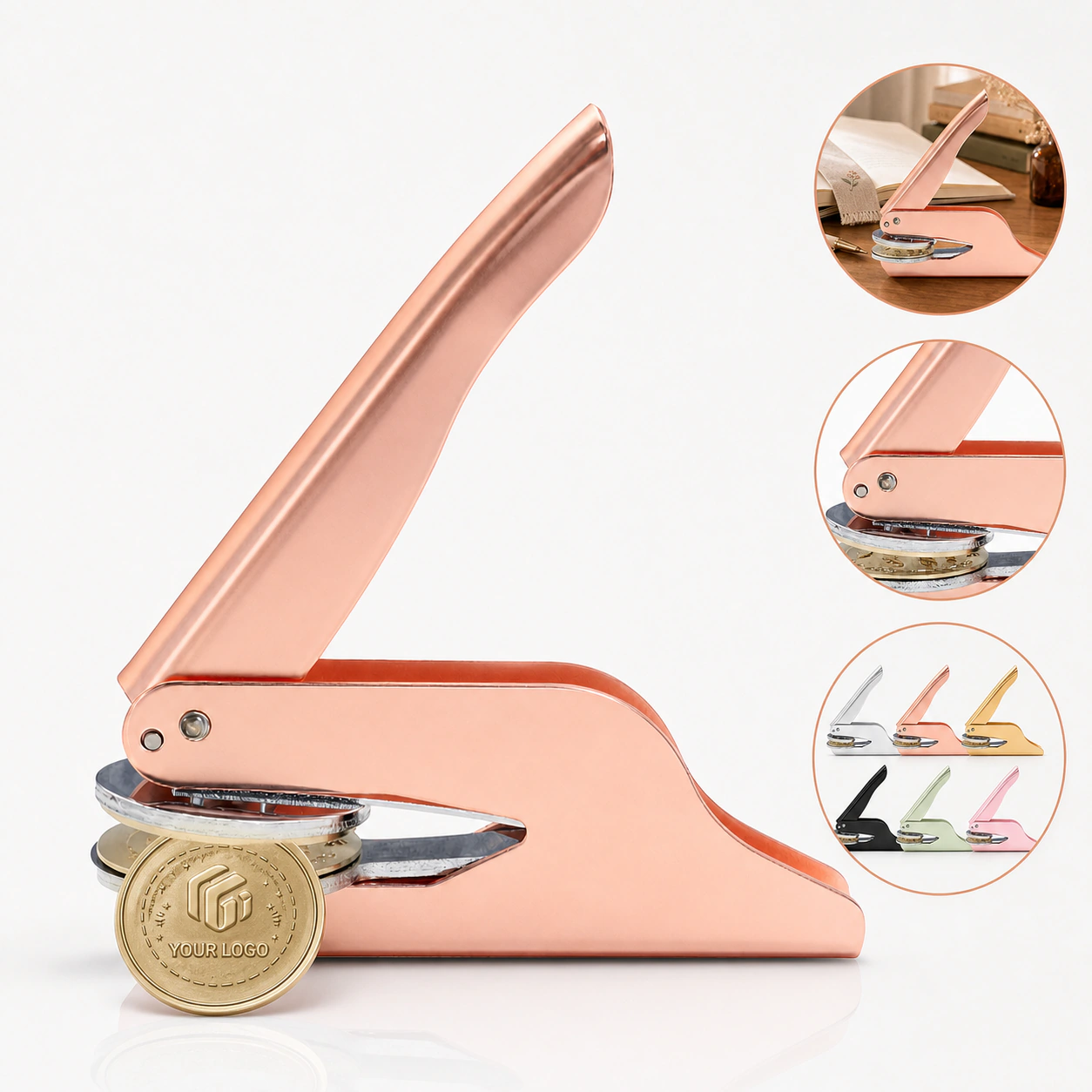 Personalized Metal Book Embosser - Customizable