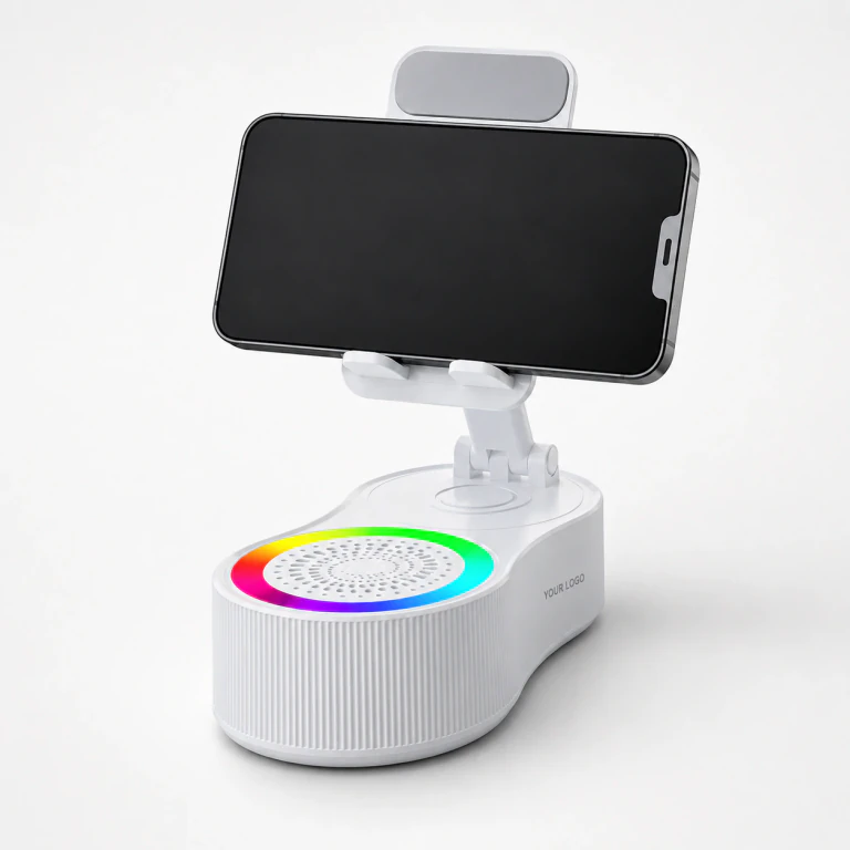 4 in 1 Foldable Phone Holder & Bluetooth Speaker